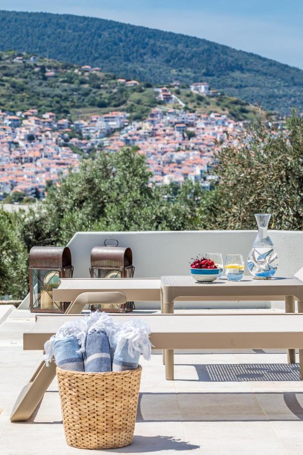 Sunshine Pool Villa Skopelos Town Exterior foto
