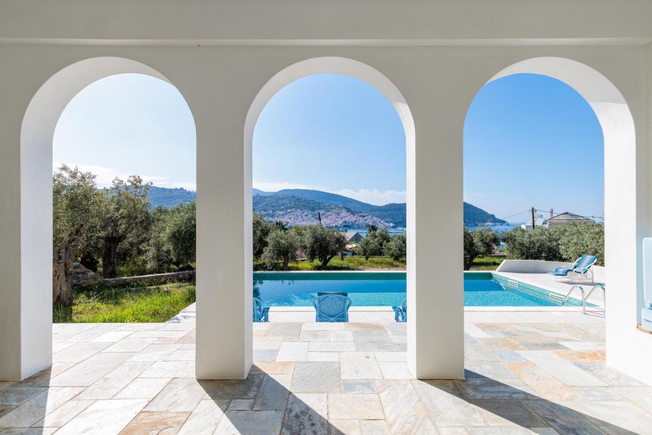 Sunshine Pool Villa Skopelos Town Exterior foto